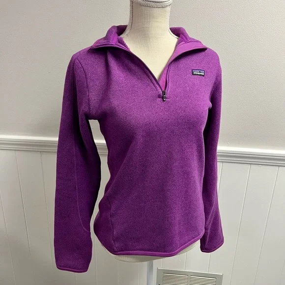 Patagonia better sales sweater ikat purple